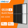 Dinghui 410W 420W Black Frame Solar Panels with CE for Solar Energy System
