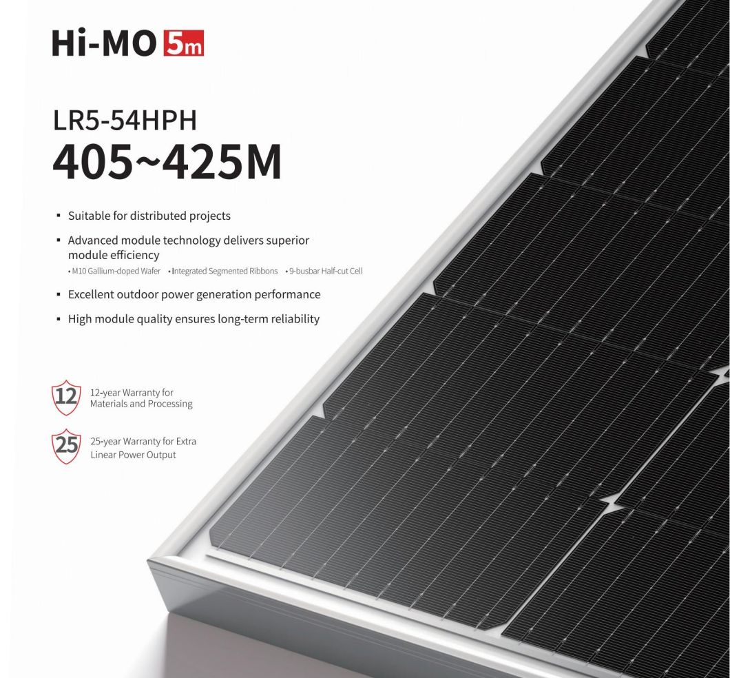 EU Stock Rotterdam 405W Full Black 400W 410W 420W 430W Solar Panel for House Use