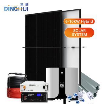 Factory Price 5/10/15/20/30/50kw on/off Grid PV Solar Panel Power System for Home