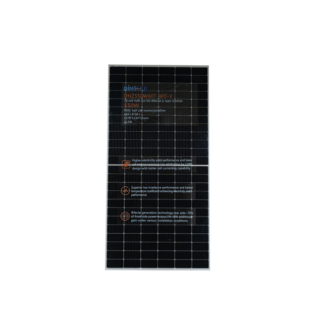 High Efficiency Mono 535W 540W 545W 550W 555W Solar Panels for Home
