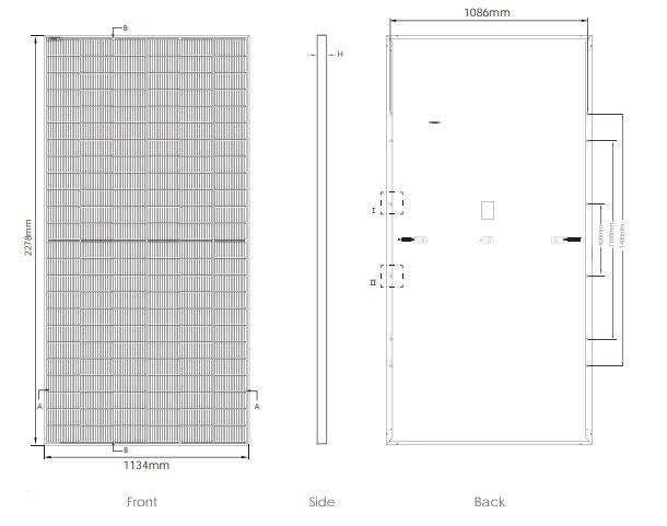 Jinko Solar PV Module 550 Watt 555W 560W 570W 580W Mono Solar Panel Price