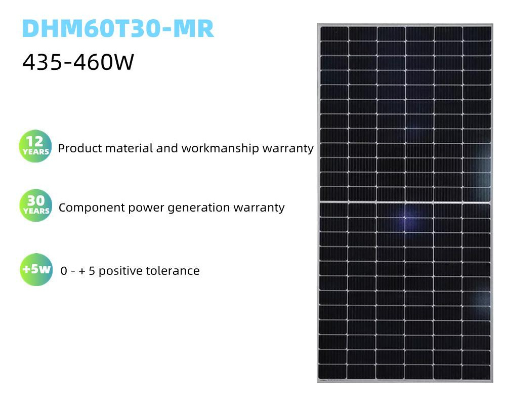 450W N-Type Solar Cells 460W 540W 545W 550W Solar Panel for Home System with Full Certificates