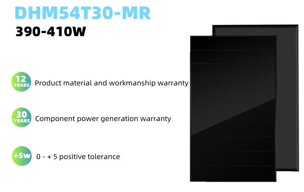 Monocrystalline 400W405W410W415W420W Solar Module Home Solar Power System