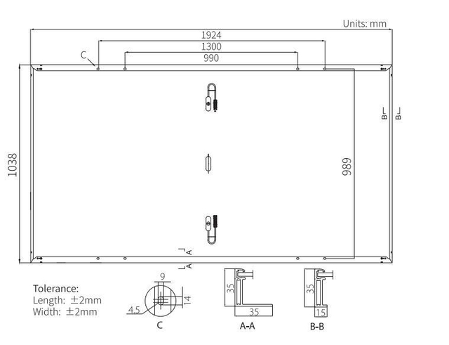Europe Warehouse Silver Frame Solar Panels Europe 425W Monocrystaline Solar Panel