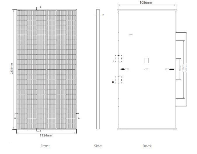 Jinko Longi Trina Ja Double Glass 575W/580W Monocrystalline Solar Panels in Stock Warehouse