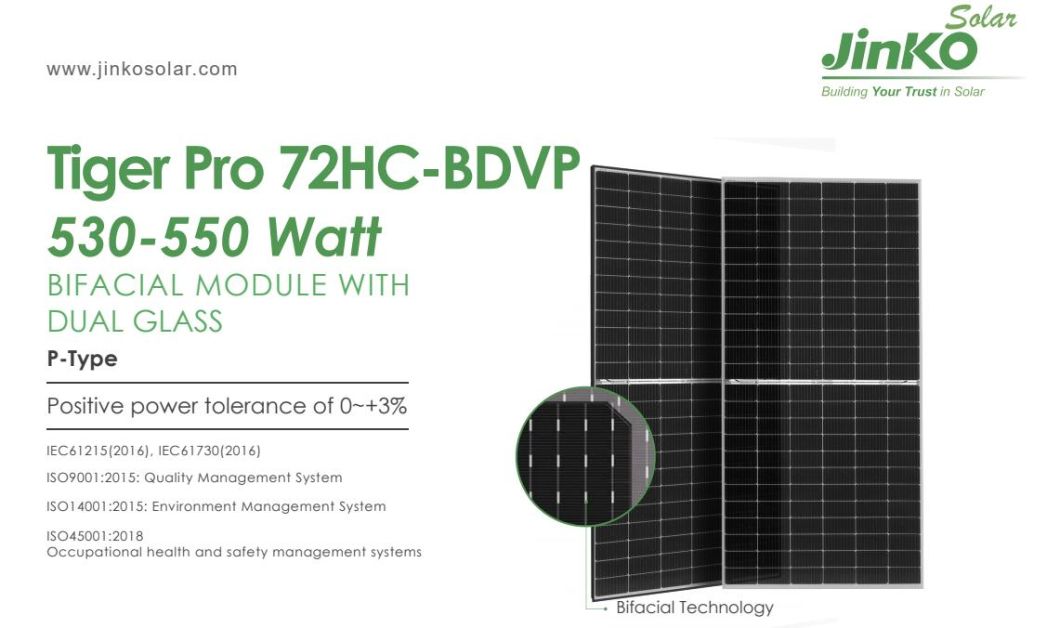 Jinko Double-Sided Solar Panel