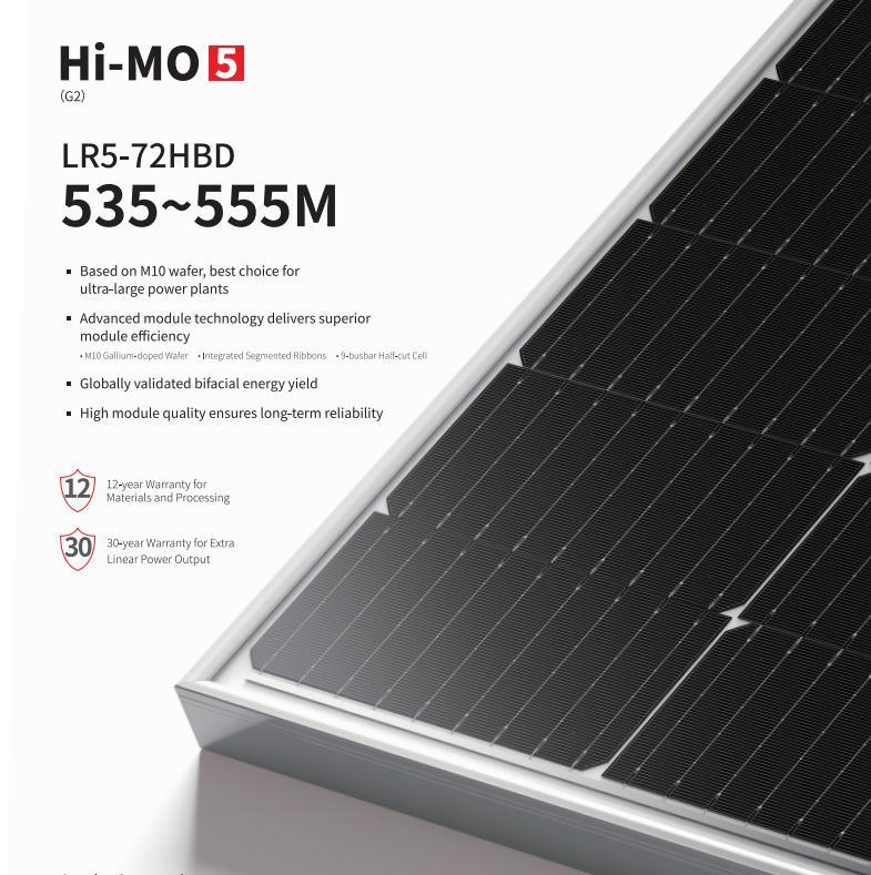 535W 555W Solar Panel Hot Selling China Wholesale Solar Panel Price