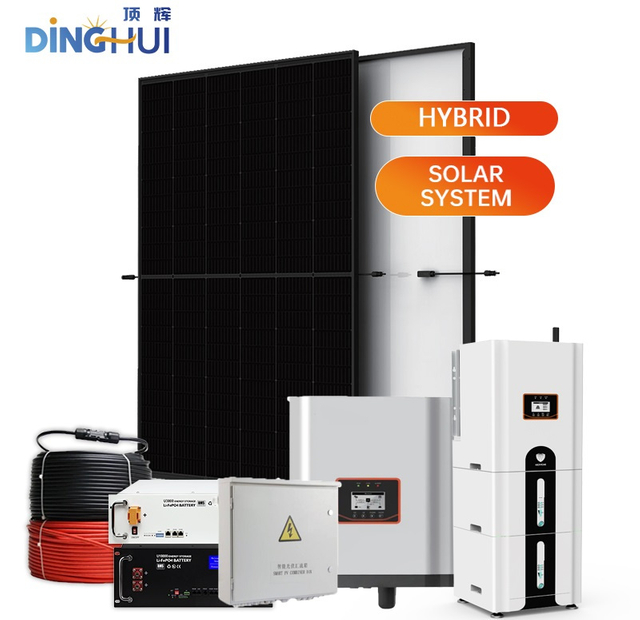 5kw 10kw 20kw Solar Energy System for Home Customize Complete off Grid Solar Panels Power Storage Hybrid System