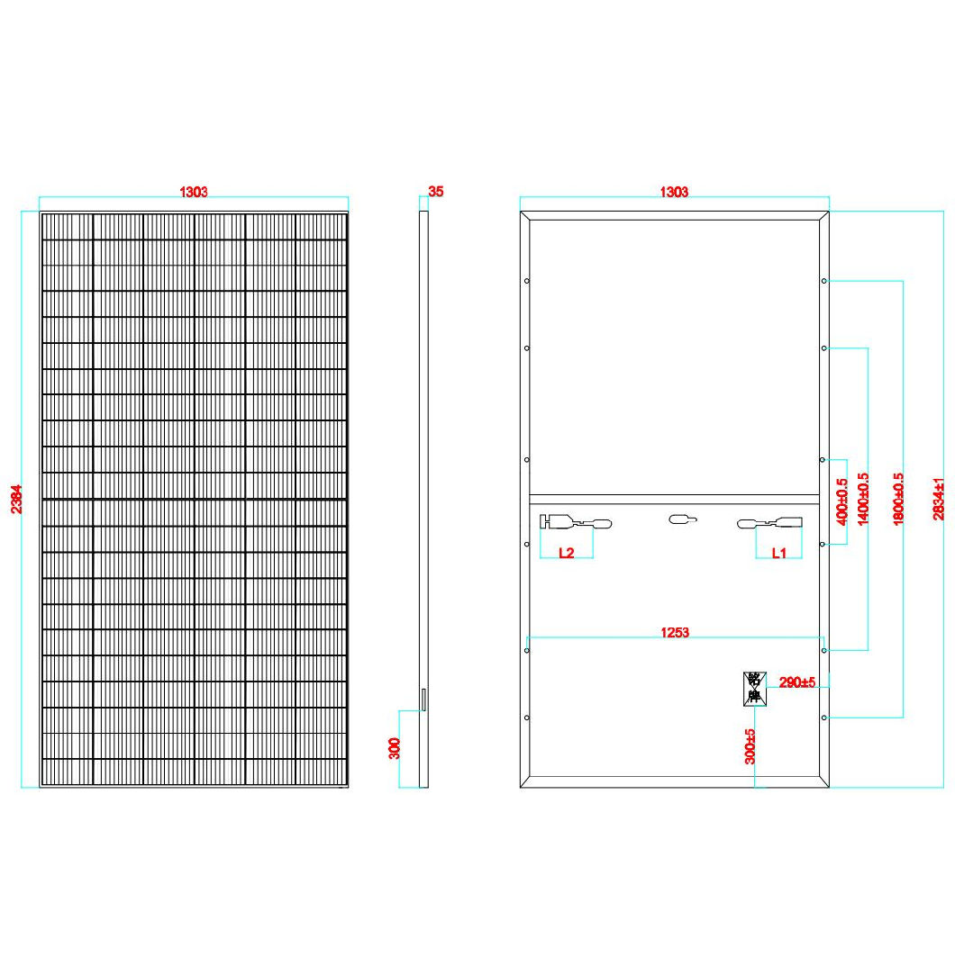 Hot Sale High-Efficiency 650W 660W 670W 680W 690W Solar Panel for Solar Energy System