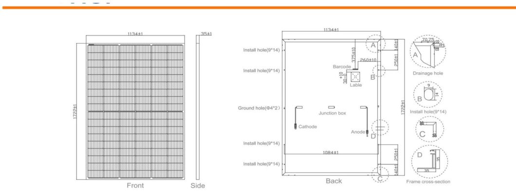 Full Power Monocrystalline Silicon Dinghui Solar Photovoltaic Panel 400-420W