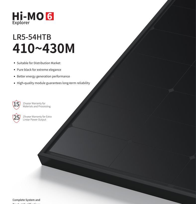 Hot Selling 410W/430W China Factory Wholesale Price PV Module Solar Panels