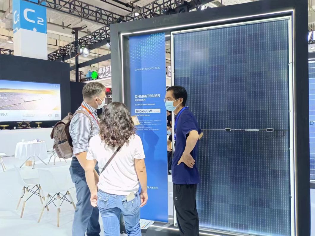 Jinko A Grade Brand Bifacial Dual Half Cell 435W440W445W450W455W P-Type Solar Energy Panel