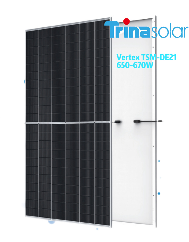 Trina Mono Solar Power Module 650W655W660W665W670W Solar PV Panel for Home