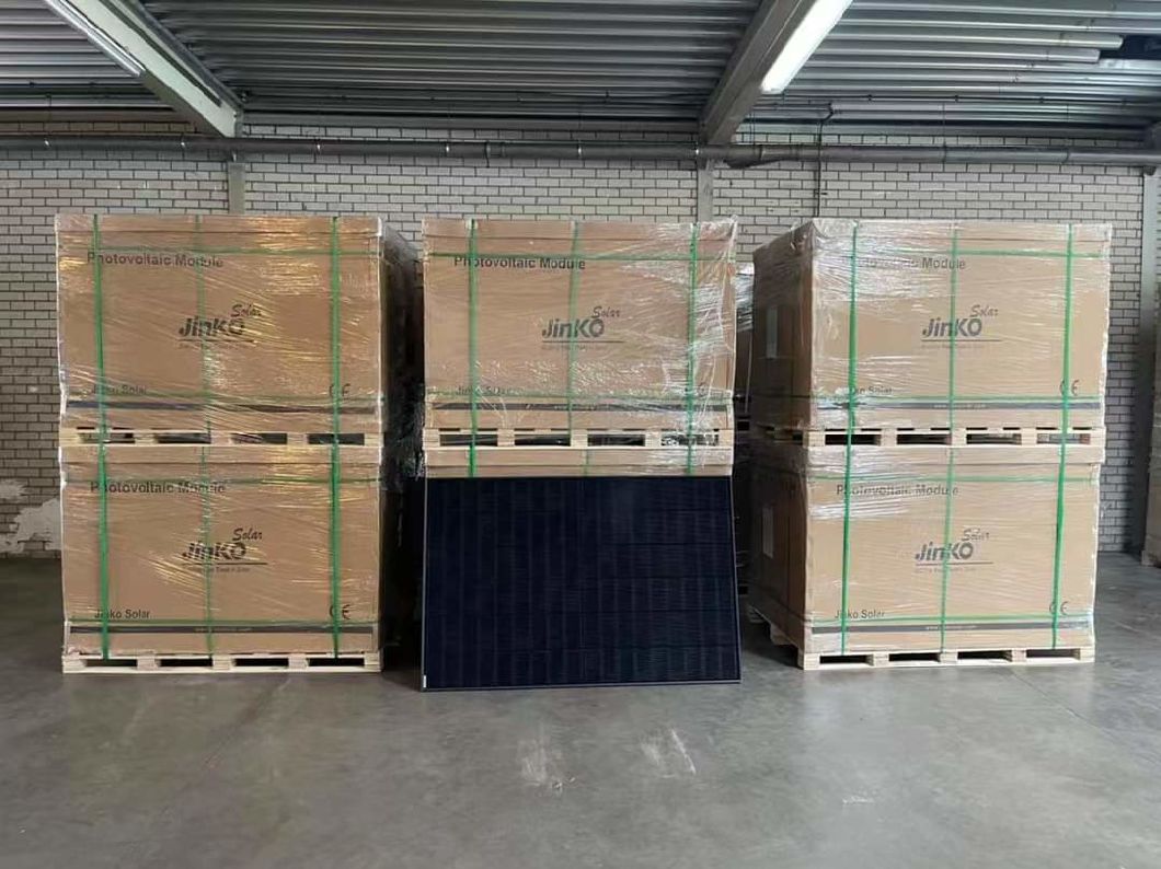 China Jinko 400W All Black 410watt 420W N Type A Grade Solar Panels for Home
