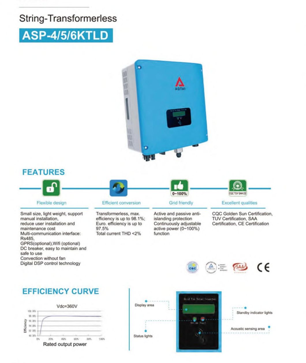 Home Solar Energy System 1000W 3kw 5kw 10kw on Grid Solar System