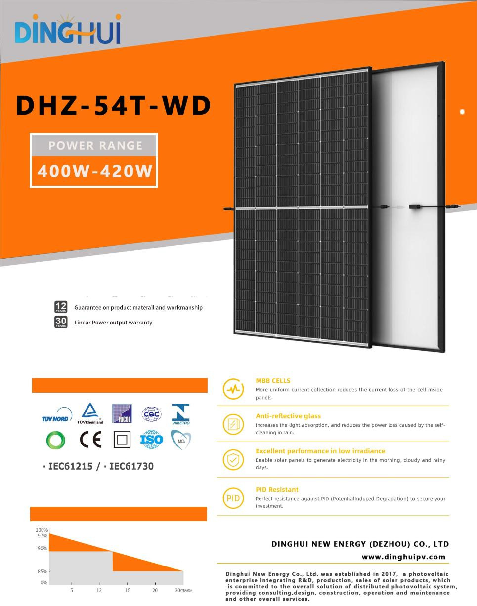 Longi Solar Panels 370W 355W 360W 365W 375W Half Cell 9bb PV Panels