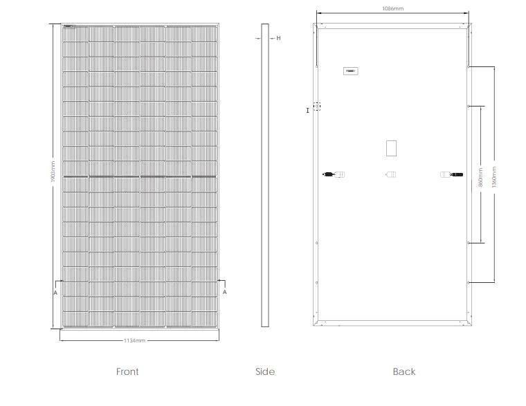 CE TUV IEC Jinko Tiger PRO 440W 450W Solar Panel 460W Half Cut 600W Solar Panels