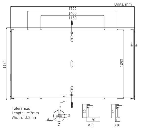 Best Semi Transparent Mono 166mm 435W 440W 144 Half Cell Solar Panel Price