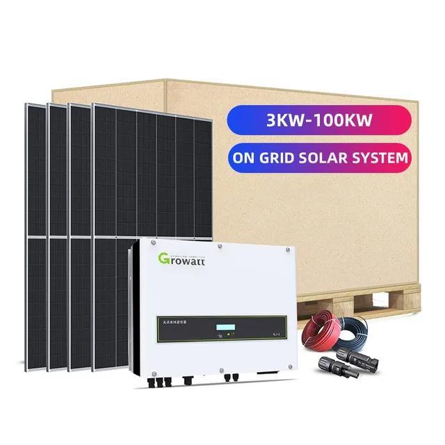 8kw 10kw 15kw Growatt Solar Power Inverter on Grid 3 Phase Mod 8~15 Ktl3-X2 (PRO)