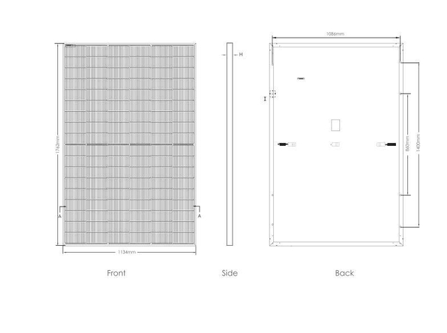 Mono Photovoltaic Modules A Grade Solar PV Panel with 25 Years Warranty