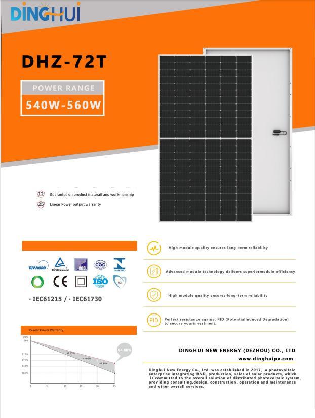 Hot-Selling High-Efficiency All-Black Monocrystalline Silicon Solar Panels