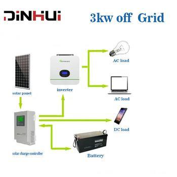 Hot Sale 5kw 10kw 15kw off Grid Solar Power System Large Storage