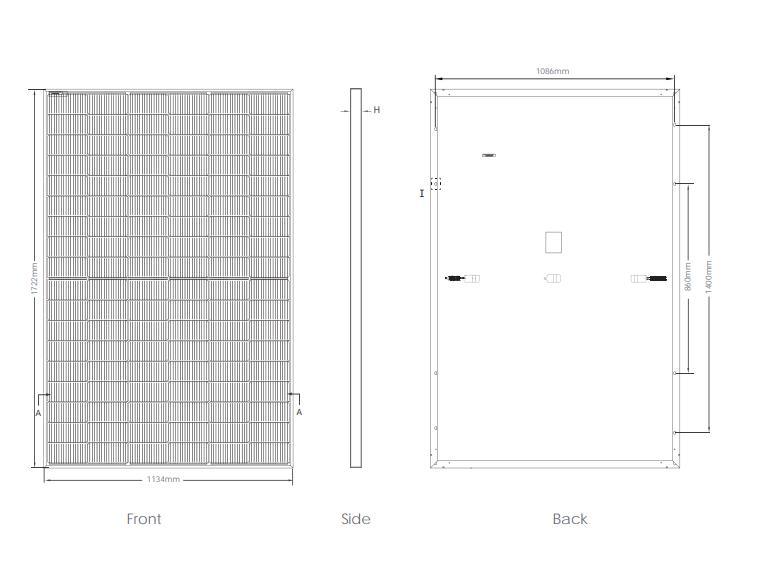 Jinko Solar Tiger Neo Single Glass 420W Paineis Solares 410W Solar Panel