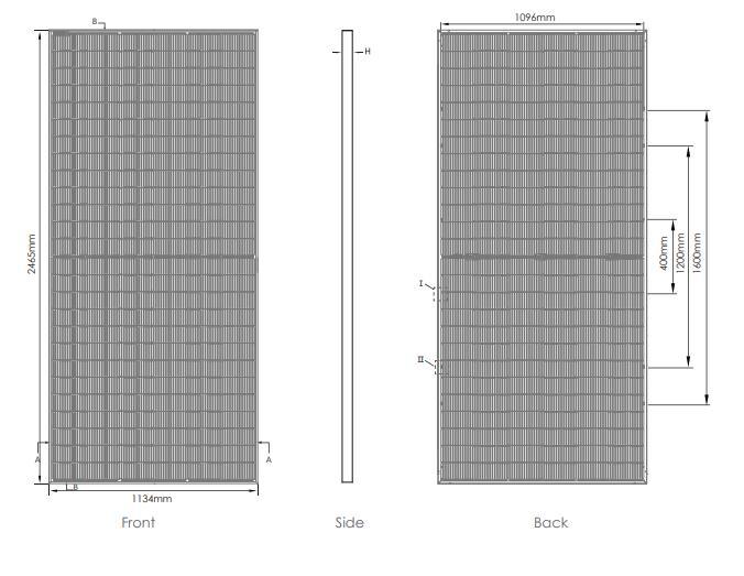 Fast Shipping Cheap Price IEC TUV Certificates Perc 625W Jinko Brand Solar Panel Outdoor