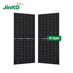 Hot Sale N-Type Jinko Bifacial Module 570W575W580W585W590W Solar Panel with Dual Glass