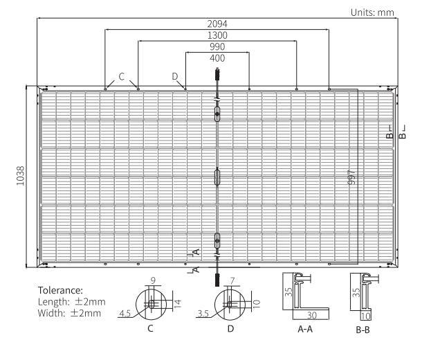 Longi Solar Full Black 460W High Quality High Efficiency Multi Busbar Solar Cell Solar Panel