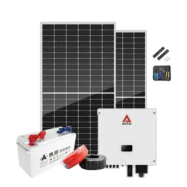 3kw 4kw 5kw 6kw 8kw 10kw Solar Complete Ongrid Solar System with Home Power Kit