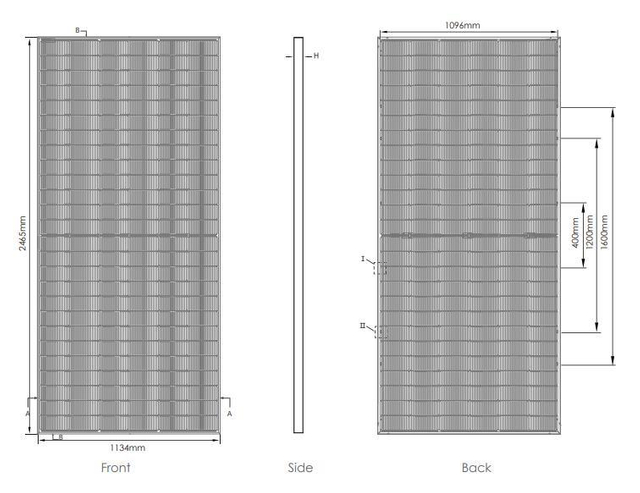 Jinko Tiger Neo N-Type Solar Panel 78hl4 605 620W Wholesale Price Bifacial PV Module Europe Warehouse