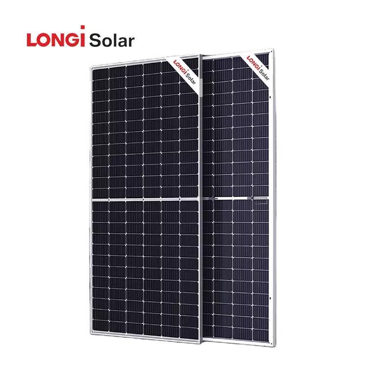 High Quality Longi Half Cell Bifacial Solar Panel 540W545W550W555W560W for Factory and Home