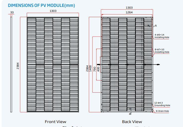 Optional Solar PV Panels Monocrystalline Half-Cut Cell 650W Solar Panels for Home