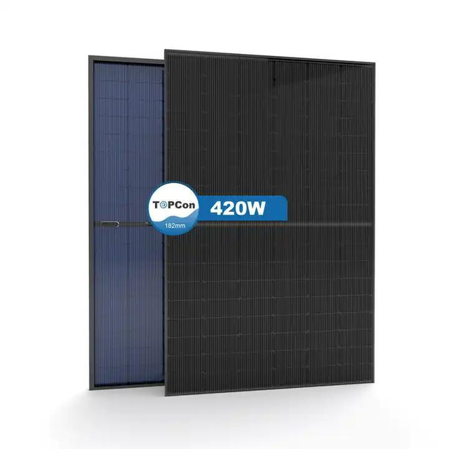 Ja N Type Bifacial All Black Double Glass 400W405W410W415W420W425W Solar Module Panel