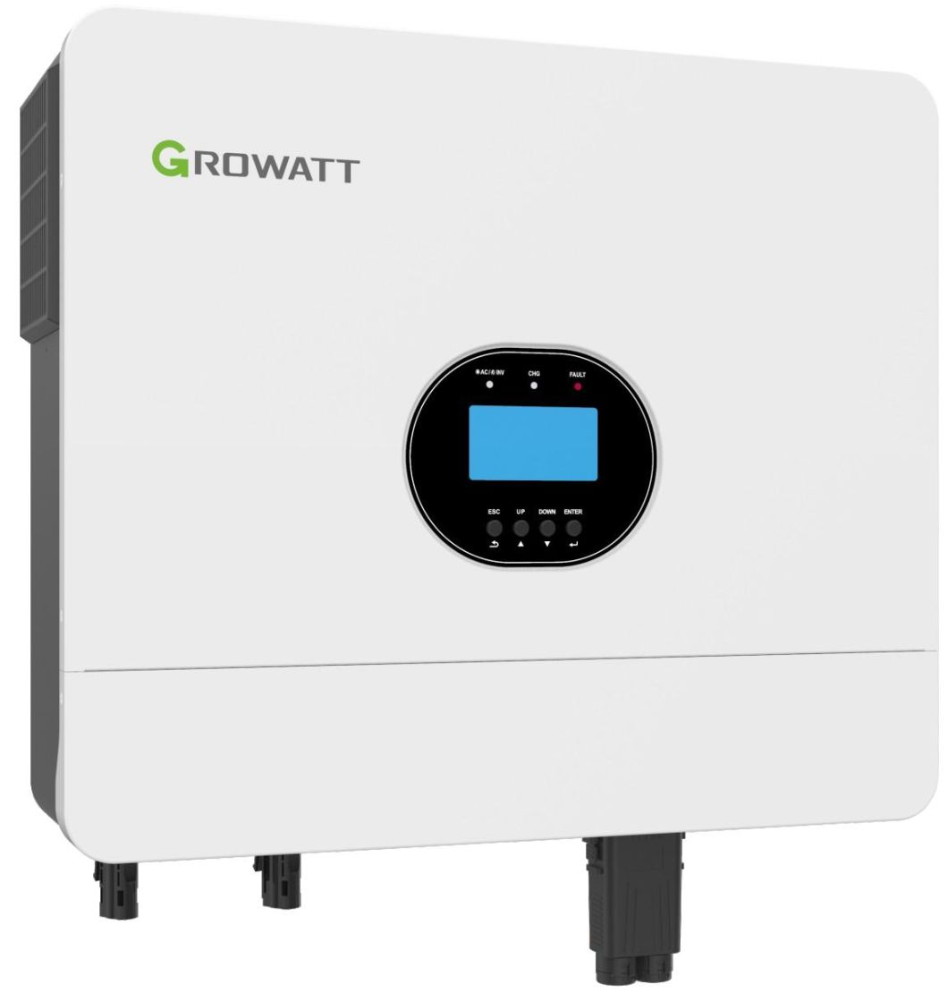 Growatt off Grid 48V 6kw SPF 6000es Plus 6000W Pure Sine Wave Solar Power Inverter