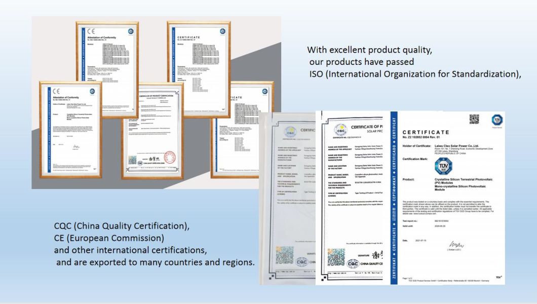 20years Warranty Factory Direct Mono PV Module 440W 445W 450W 455W 460W Solar Panels