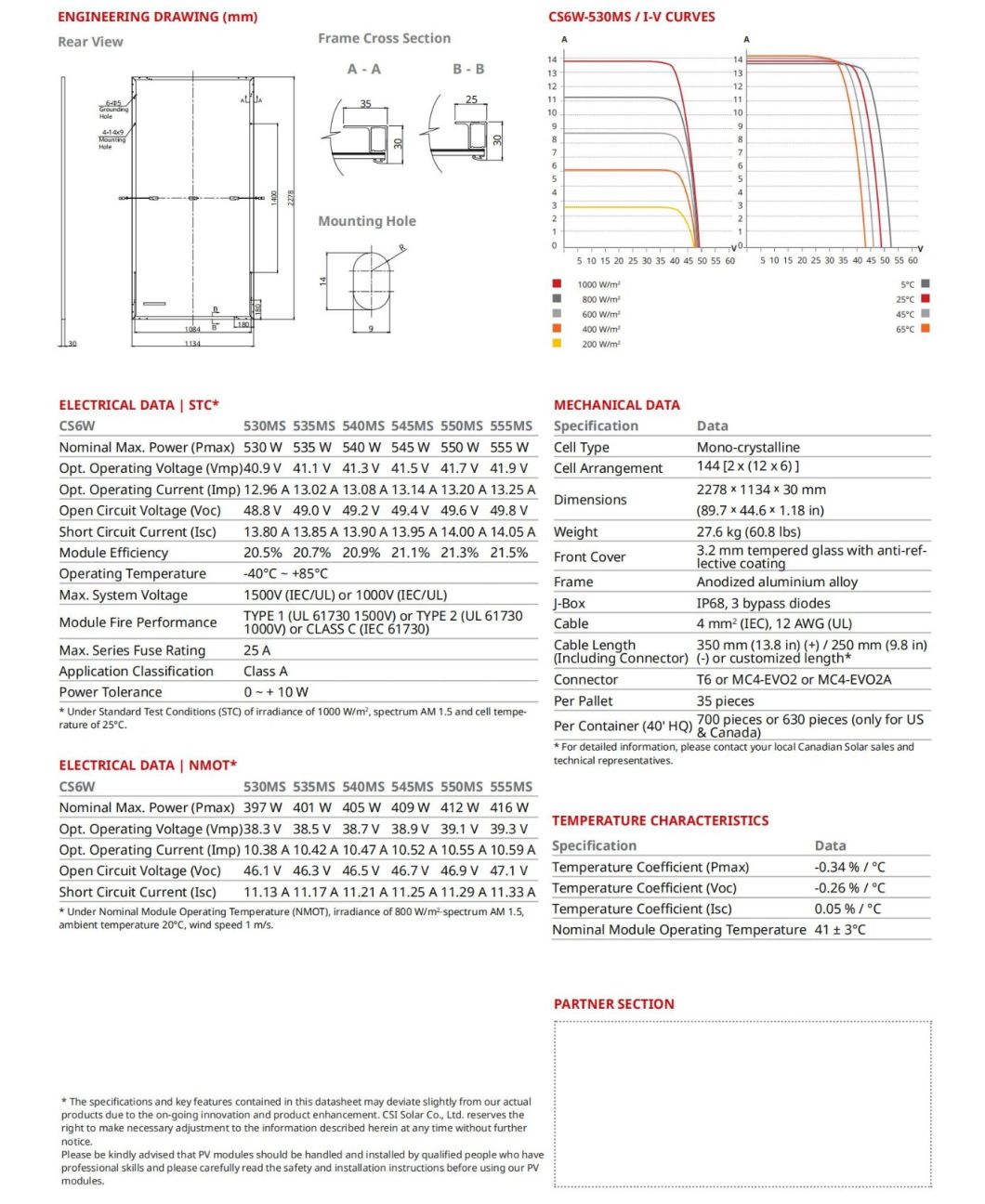 China Supplier 535W Bifacial Monocrystalline Solar Panel 530W 540W 545W 550W