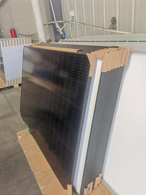 China Longi 405W 410W 415watt Bifacial Dual Glass All Black N Type Cell Solar Panel
