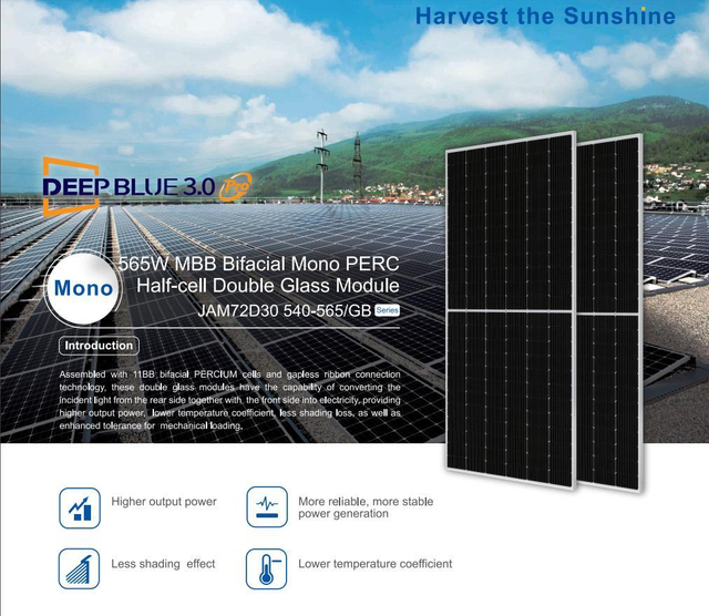 High Efficiency Trina Jinko Longi Ja 450W 540W 545W 550W 650W 665W 660W 670W for Home Use Solar Panel
