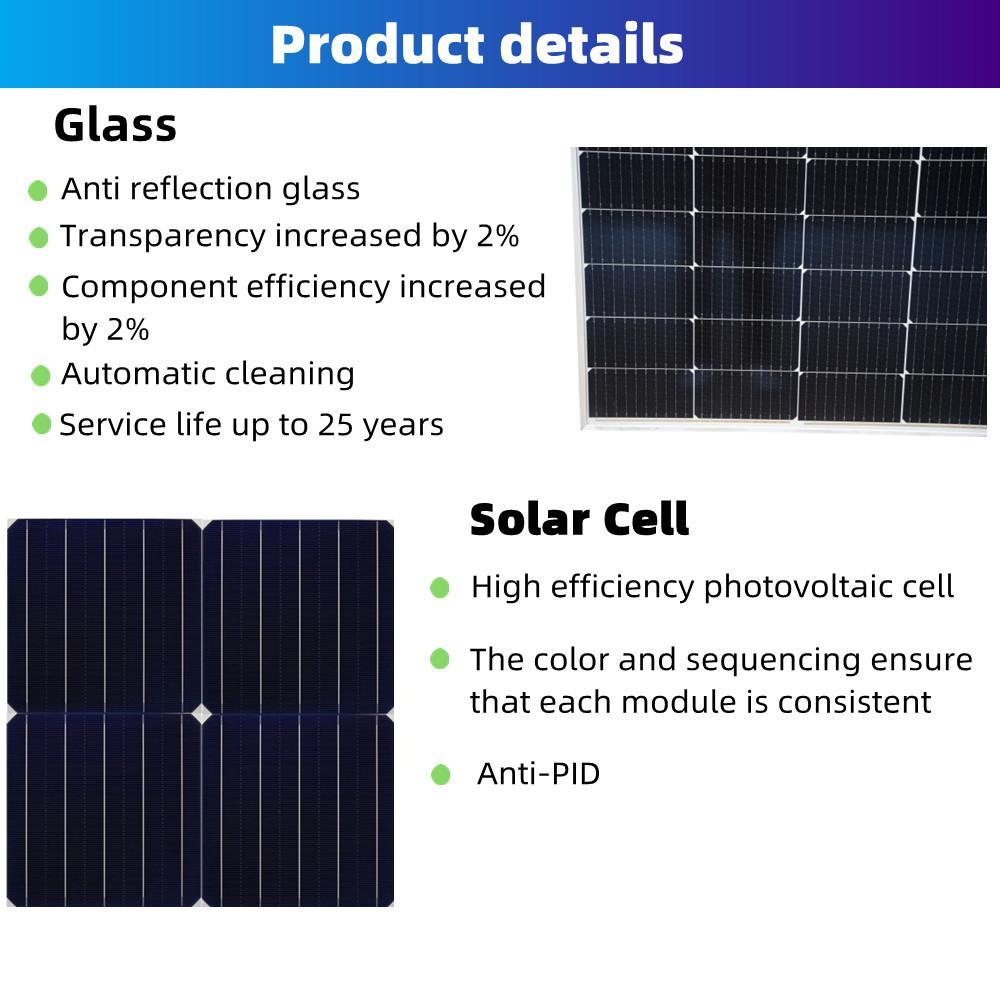 Tier 1ja Dinghui 405W 415W 420W High Efficiency Perc Monocrystalline Solar Panels
