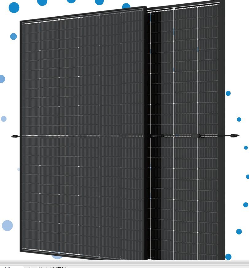 Trina Solar Panel Black Frame Double Glass 415W420W425W430W435W440W